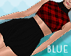 !BS EMO Plaid Skirt