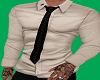 dress shirt/blk tie