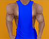 Blue Muscle Tank Top (M)
