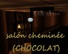 Lounge fireplace chocola
