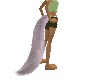 Long pink tail