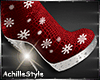 ❄Snowflake Boots RED