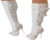 Wht Wvd Spike Boots w lc