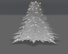 white tree with lights