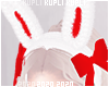 $K Christmas Bunny Ears
