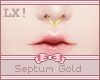 e LX! Septum Gold