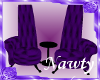 {MEE} Purple Chairs