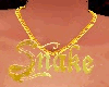 {BS} GOLD SNAKE NECKLACE