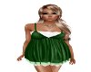 green baby doll dress