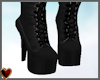 Black Lace up Boots