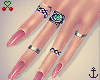 ⚓ RosePink Nails+Rings