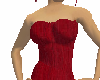 (e) deep red corset
