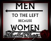 *ST*Men&Women Wall Sign.
