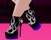 Yettah's Flame Boot Heel