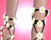 D crochet daisy heel B