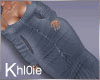 K juila blue long bun