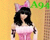 [A94]Big Hair Bow /Pink2