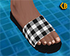 BW Plaid Sandals (M)