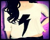 |Shirt/Lightning/White|