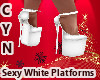 Sexy White Platforms