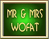 MR & MRS WOFAT