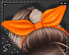 !S Cute Hair Bow Orange