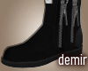 [D] Casual black boots