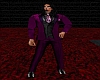 Purple Black Suit