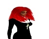 RED AFRO STYLE HAIR