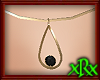 Teardrop Necklace Onyx