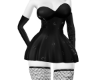 glitter black dress