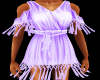 Violet Tassel Dress