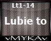LUBIE TO