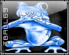 blue frog sticker