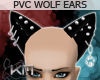 +KM+ PVC Wolf Ears