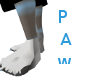 Metallic Blue Wolf Paws