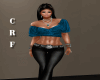 CRF* Emma Teal Top