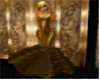 ~Diva~Gold Marble Gown
