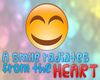 heart smile sticker