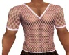 baby pink fishnet top