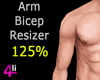 Male Bicep Resizer % 125