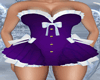 Glowing Purp/White Dress