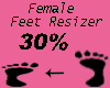 Feet Resizer Avatar 30%