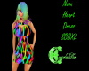 neon heart skirt SBBXL