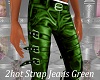 2hot Strap Jeans Green