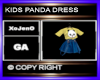 KIDS PANDA DRESS