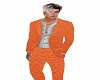 orange classic suit