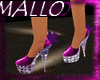 shoes purple diams