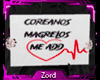 Placa Coreano Magrelo