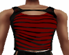 Red/Black Tear Top